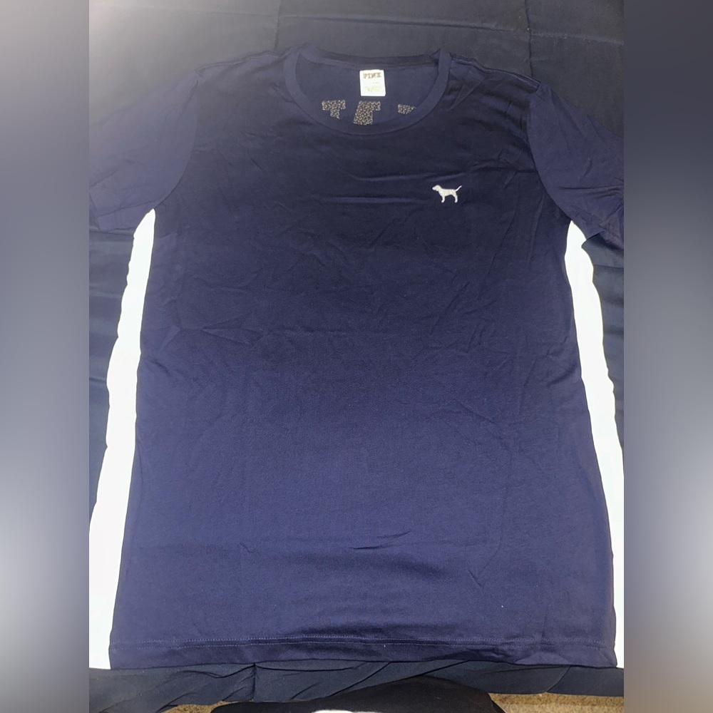 VS Pink short sleeve bling tee
